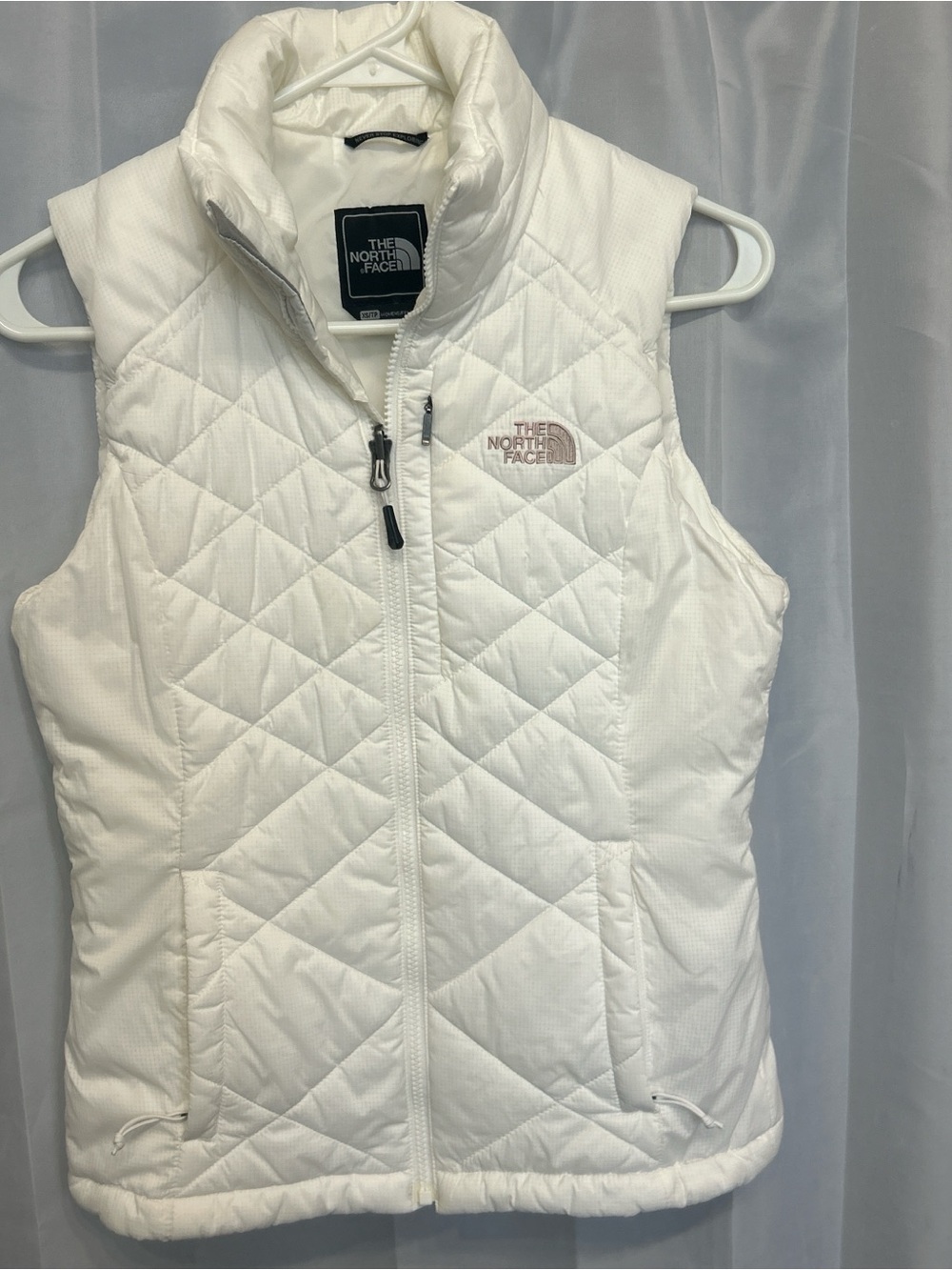 The North Face Women's White Quilted Insulated Vest Size XS